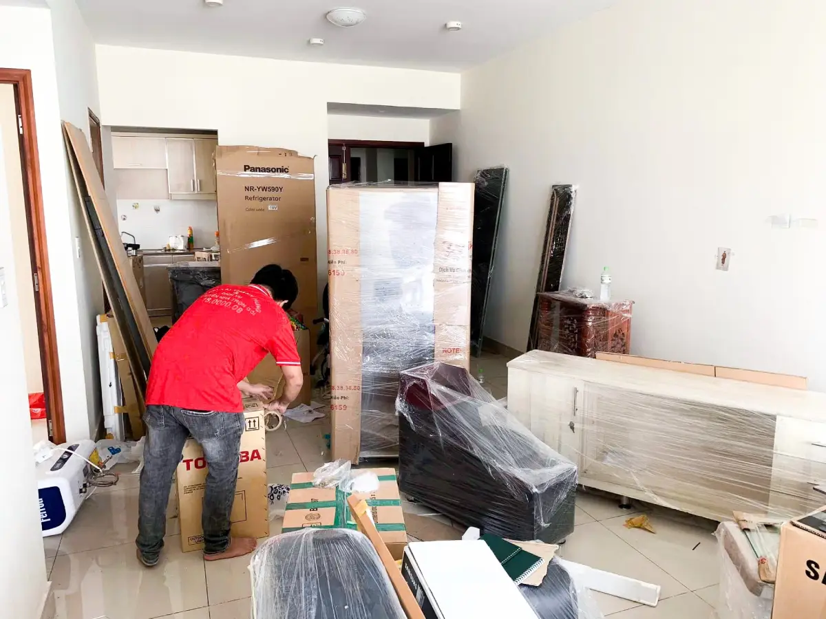 đóng gói bằng thùng carton