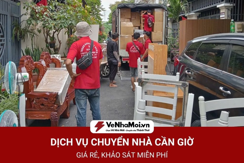 dịch vụ chuyển nhà cần giờ
