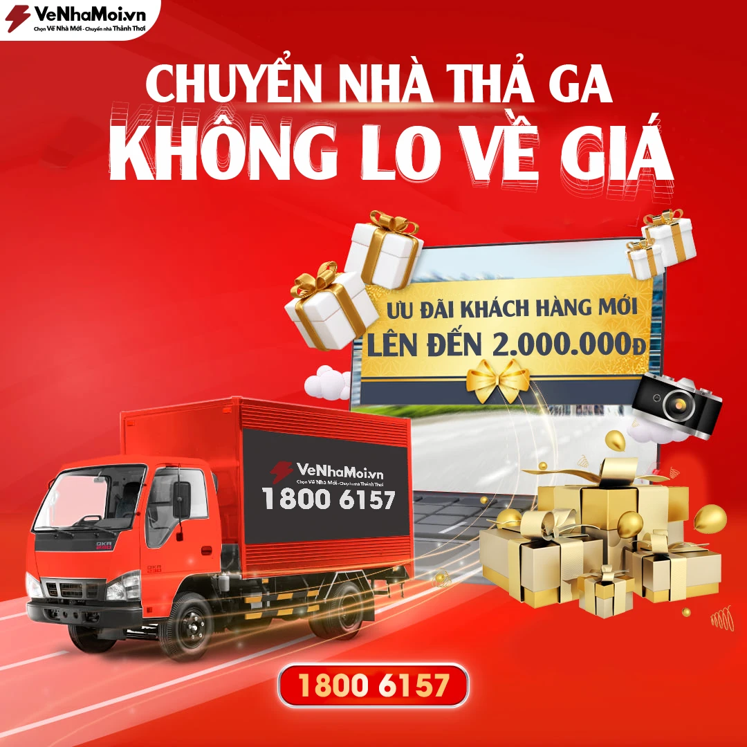 ưu đãi chuyển nhà giá rẻ venhamoi