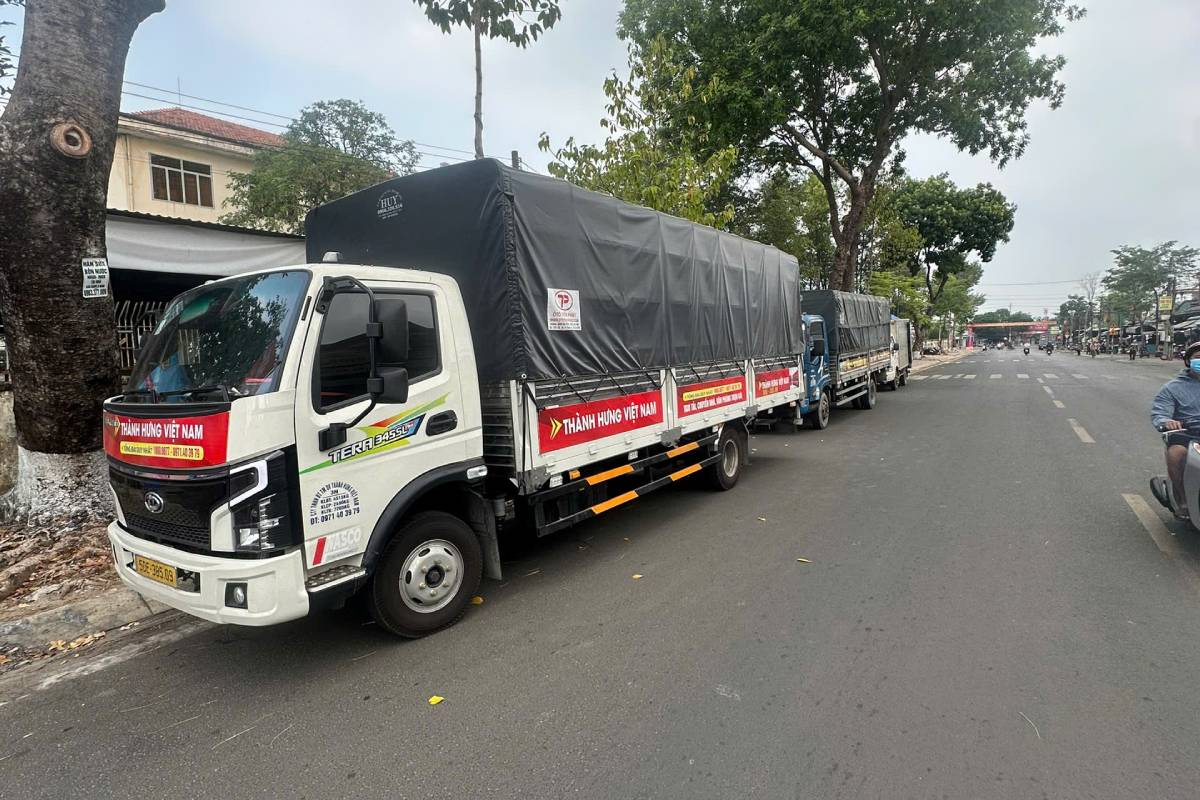 xe tải chuyển nhà bắc nam tải trọng lớn