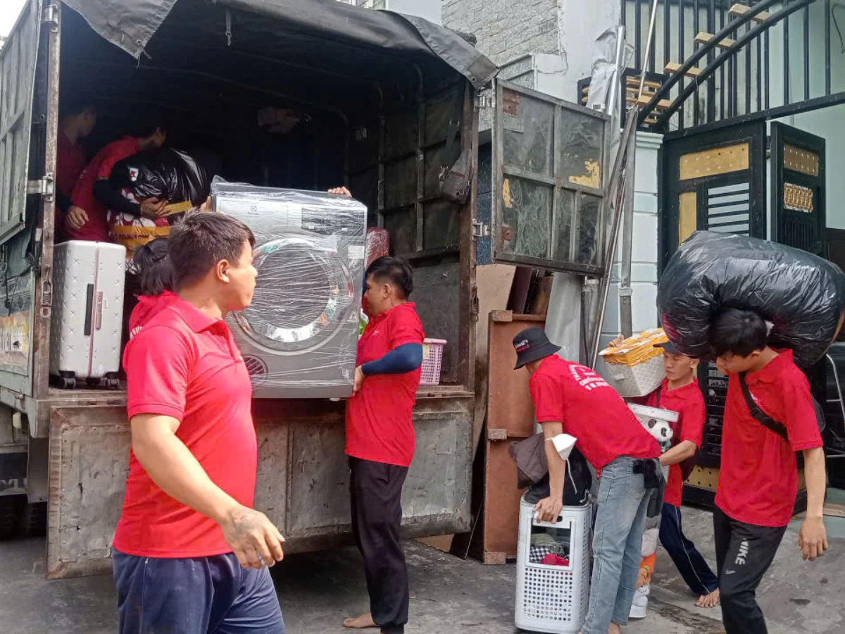 bốc xếp máy giặt và đồ gia dụng